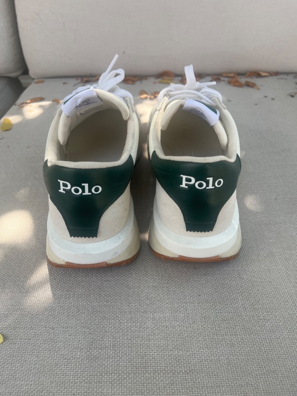 Polo Ralph Lauren Men’s Train 89 Suede Sneakers Size 10 Like New - Picture 3 of 5